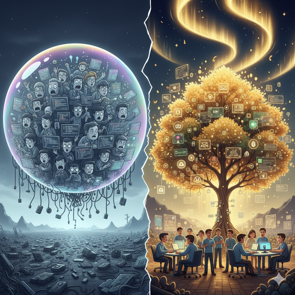 🫧 AI Bubble or Golden Age? Why Most Engineers Are Using AI Wrong (And the 7% Who Get It)